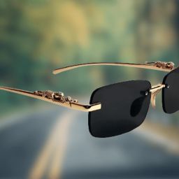 UV Protection Rectangular Sunglasses (Free Size)-image-21