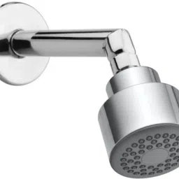 3"Inch Black Nozzle ABS Shower with 7"Inch SS-304 Round Shower Arm (Set of 1) Fixed Mount-image-78