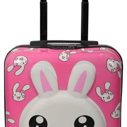 polo class Small Cabin Suitcase (32 cm) 4 Wheels - Junior Kids Trolley Bag-Pink - Pink-picture-9