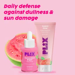 the plant fix plix Glow Sunscreen-50g and 10% Vitamin C Guava Face Serum-20ml Combo image 3