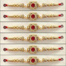 Religious BD-4824 Assorted Rakhi Set-image-73