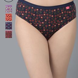 dollar missy Pack of 4 Women Hipster Multicolor Panty-picture-44