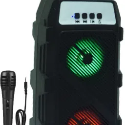 KSD High Quality Trolley Karaoke Bluetooth Party Speaker with Mega Bass & Wired Mic 20 W Bluetooth Speaker-27