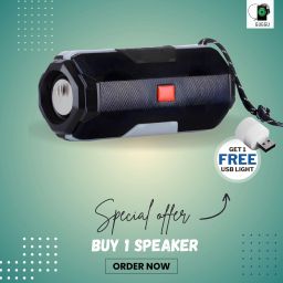 FRONY Bluetooth Speaker A006 1200mAh Battery 20W and Crydtal Sound With USB BulbAZ464 20 W Bluetooth Home Theatre-picture-10