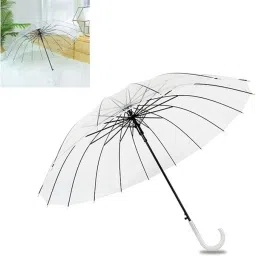 Fashionable PVC Transparent Umbrella Umbrella-picture-15