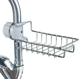 Dish Rag Hanging,Soap, Brush, Towel Bathroom Shower Caddy Shelf for Shampoo Stainless Steel, Plastic Wall Shelf-image-51