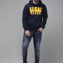 BEAT LONDON by PEPE JEANS Brand Logo Printed Hooded Sweatshirt-picture-48