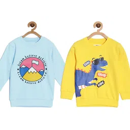 The Mom Store Kids Pack Of 2 Graphic Printed Cotton Sweatshirts-picture-35