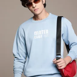 The Roadster Life Co. Typography Printed Relaxed Fit Sweatshirt-image-79