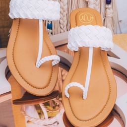 NR By Nidhi Rathi Women White T-Strap Flats-image-27