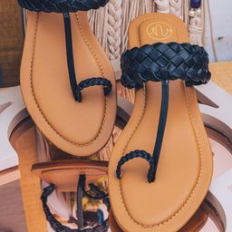 NR By Nidhi Rathi Women Black One Toe Flats-image-13