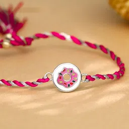 GIVA Boys 925 Silver Donut Thread Rakhi-85