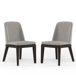 urban ladder Taarkashi Solid Wood Dining Chair set of in American Walnut Finish-picture-40