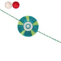 MASQ Men Circular Rakhi With Roli Chawal & Moli-image-22