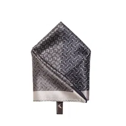 Blackberrys Men Printed Pure Silk Pocket Squares-image-82
