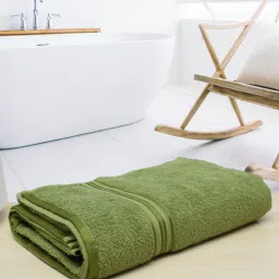 Moss Solid 500 GSM Cotton Bath Towel by Rangoli-picture-46
