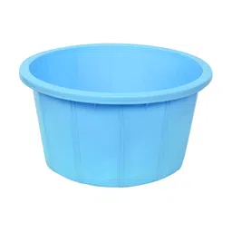 Kuber Industries Blue Unbreakable Bath Tub 40 L-picture-27