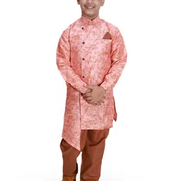 FOURFOLDS Printed Sherwani & Trouser Set-picture-44