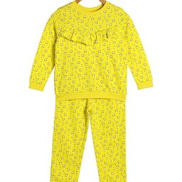 MINI KLUB Girls Yellow Printed Clothing Set-image-68