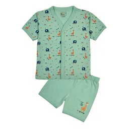 BAESD Boys Printed Halfsleeve Jabla With Short-picture-2