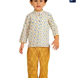 Tiny Bunnies Pack Of 2 Boys Printed Pure Cotton Clothing Sets-26
