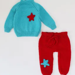 Woonie Unisex Kids Red Clothing Set-image-67