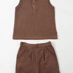 BAESD Boys Self Design Top With Short-image-18