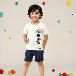 Toonyport Boys Printed Pure Cotton T-shirt With Shorts-image-96