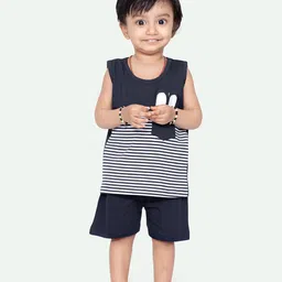 ariel Kids Striped T-shirt with Shorts-53