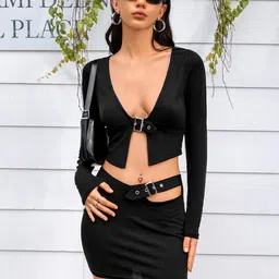 JC Mode Cut-Out Top & Skirts-image-97