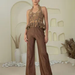 Kanchi Khurana Couture Embellished Top with Trousers-picture-29
