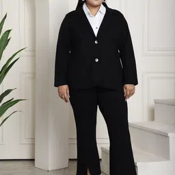 theRebelinme Plus Size Notched Lapel Single-Breasted Long Sleeves 2-Piece Formal Suit-picture-30