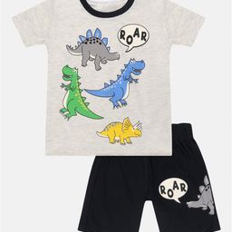 YK Boys Graphic Printed Short Sleeves T-shirt with Shorts-image-55