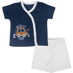 My Milestones Infant Boys Printed Pure Cotton Clothing Set-35