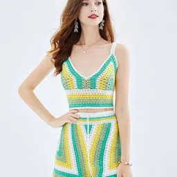JC Collection Crochet Top with Shorts-picture-18