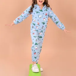 LilPicks Girls Printed Sweatshirt and Jogger-image-89