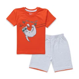 BAESD Boys Printed T-shirt with Shorts-image-80