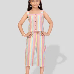 BAESD Girls Striped Top With Trousers-image-94