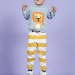 Greendeer Kids Self Design Pure Cotton Sweater With Pyjamas-17