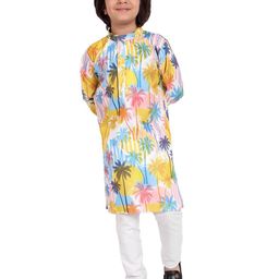 DIGIMART Boys Printed Pure Cotton Kurta With Pyjamas-29