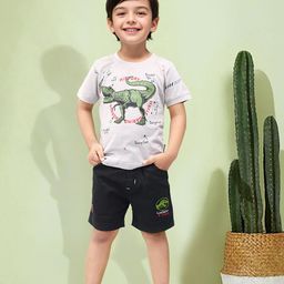Toonyport Boys Printed Pure Cotton T-shirt With Shorts-picture-20