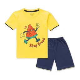BAESD Boys Printed T-shirt with Shorts-image-81