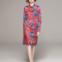 JC Collection Floral Printed Top & Skirt Set-picture-13