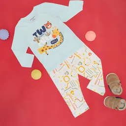 Pantaloons Baby Boys Printed Pure Cotton T-shirt With Shorts-48