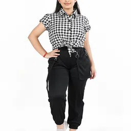 BAESD Girls Printed Top with Trousers-image-77
