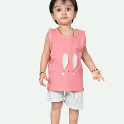 ariel Kids Printed T-shirt with Shorts-picture-34