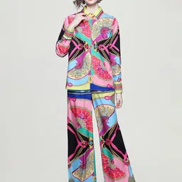 JC Collection Printed Shirt & Trouser-image-43