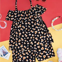 YU by Pantaloons Girls Abstract Printed Top with Shorts-image-16