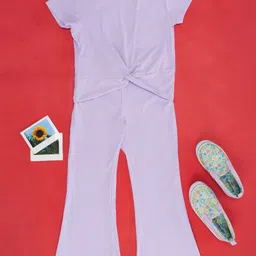 Pantaloons Junior Girls T-shirt with Palazzos-picture-36
