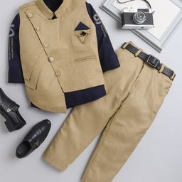 DKGF FASHION Boys Single Breasted Party 3-Piece Suits-image-23